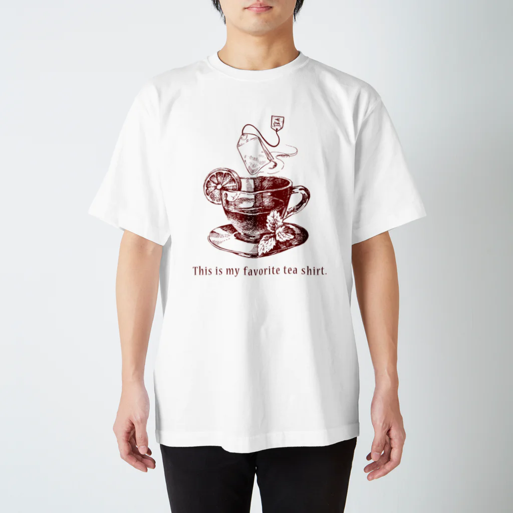 ConversationStarterのお茶シャツ紅茶バージョン スタンダードTシャツ