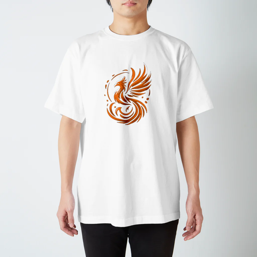 試作品の朱雀4　オレンジ Regular Fit T-Shirt