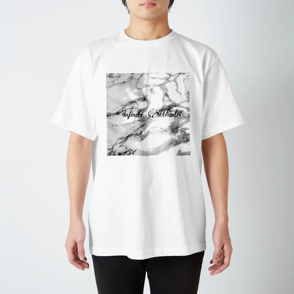 Infinite AtlantisのInfinite Atlantis (white marble) スタンダードTシャツ