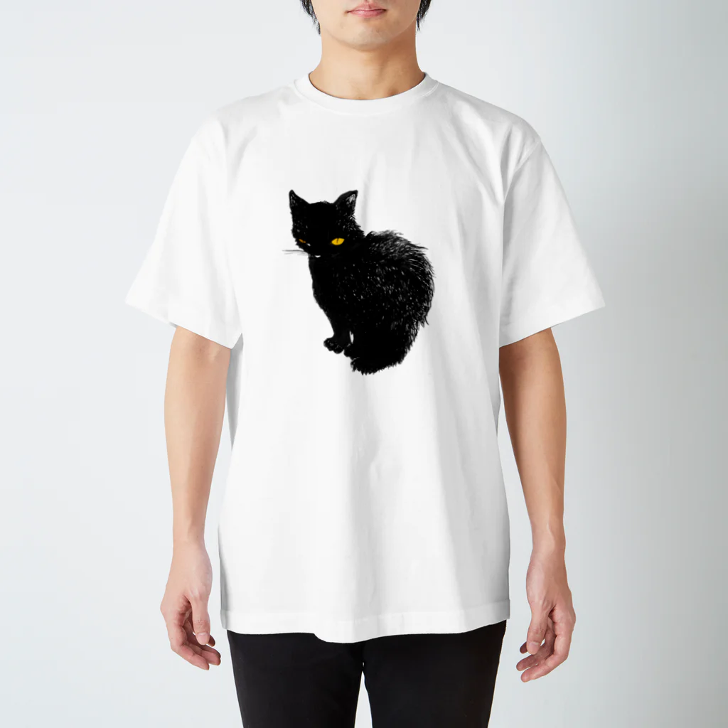 Gh00stの黒猫 スタンダードTシャツ