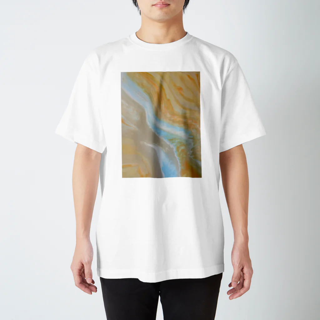 Nart8のニュアンス　オレンジ水色2 Regular Fit T-Shirt