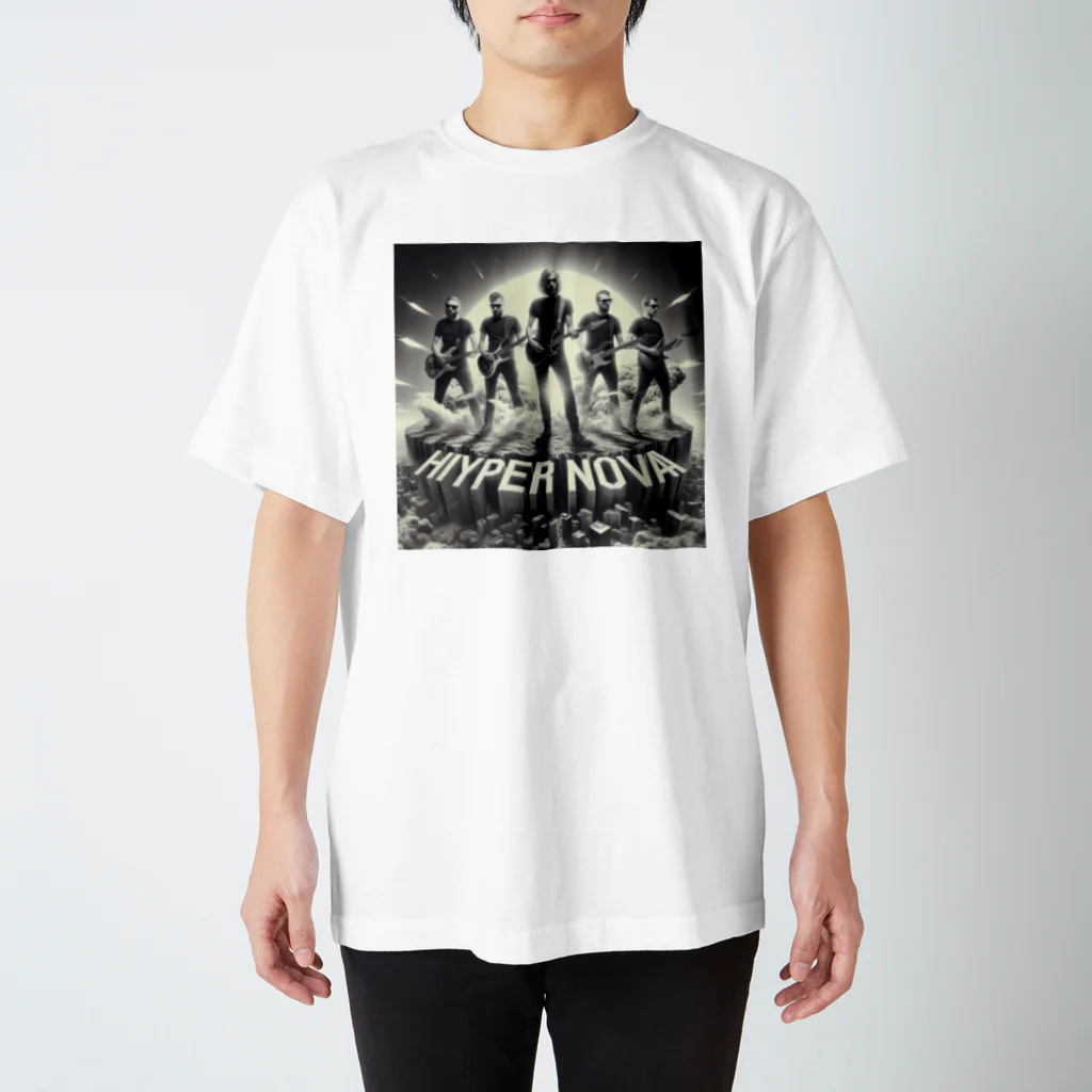 tutle_beach385のダサバンドTシャツ『ハイパーノヴァ』 Regular Fit T-Shirt