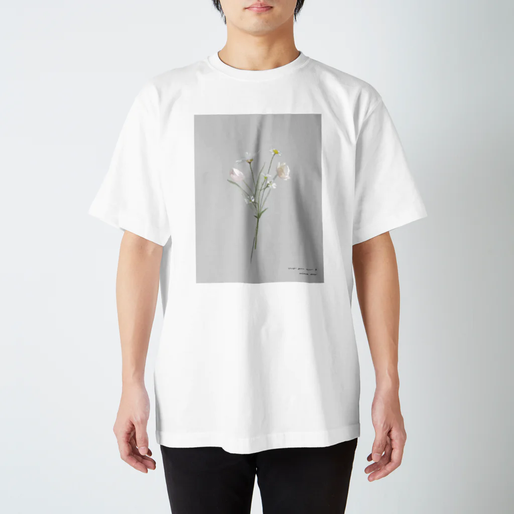 rilybiiの💐 Hanataba . grayish pale color . Regular Fit T-Shirt