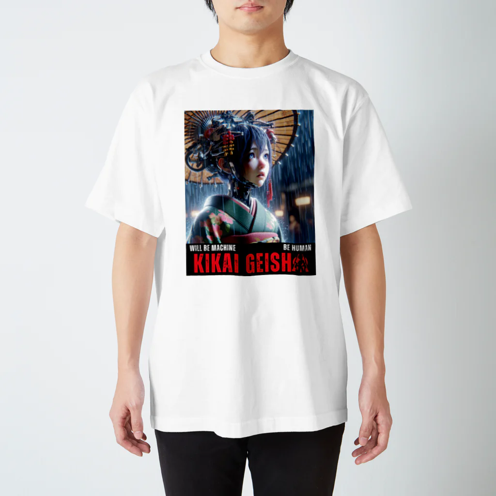 Cyber-punk-geishaのCyber Punk Geisha Regular Fit T-Shirt