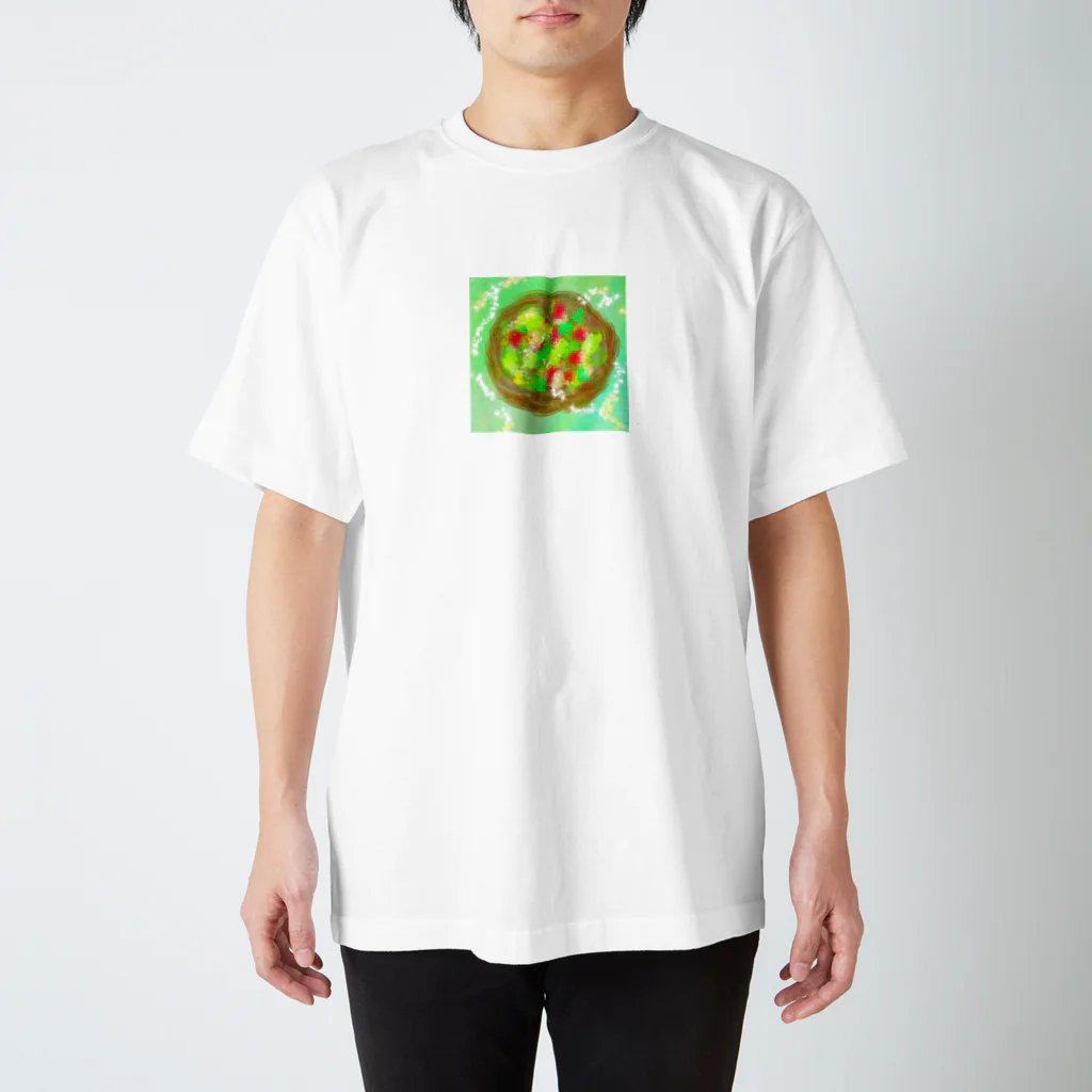 nijiirosorausagiの林檎のサラダ  お話の世界  【虹色空うさぎ】 スタンダードTシャツ
