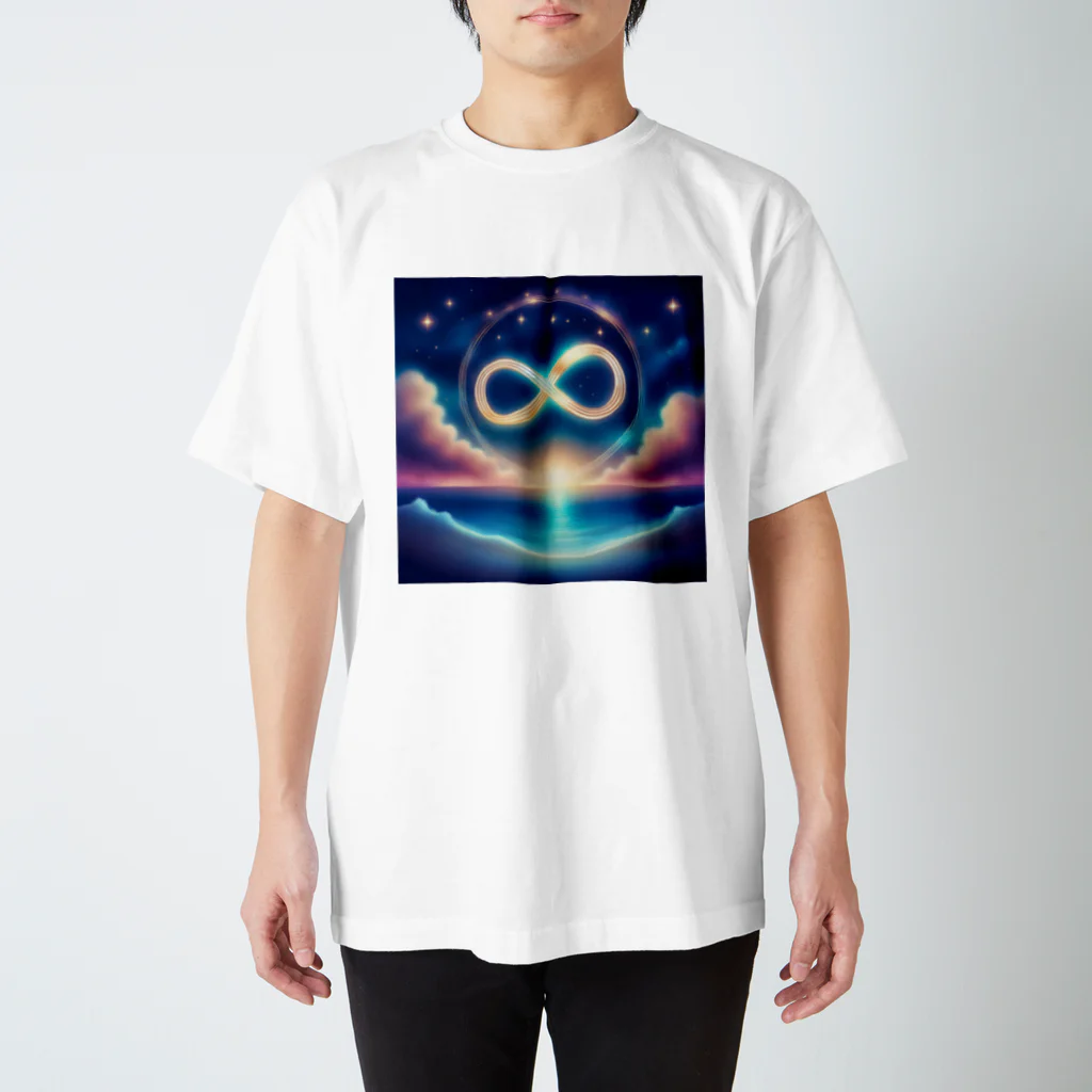 Matsuken589の夢幻的なインフィニティブルー スタンダードTシャツ