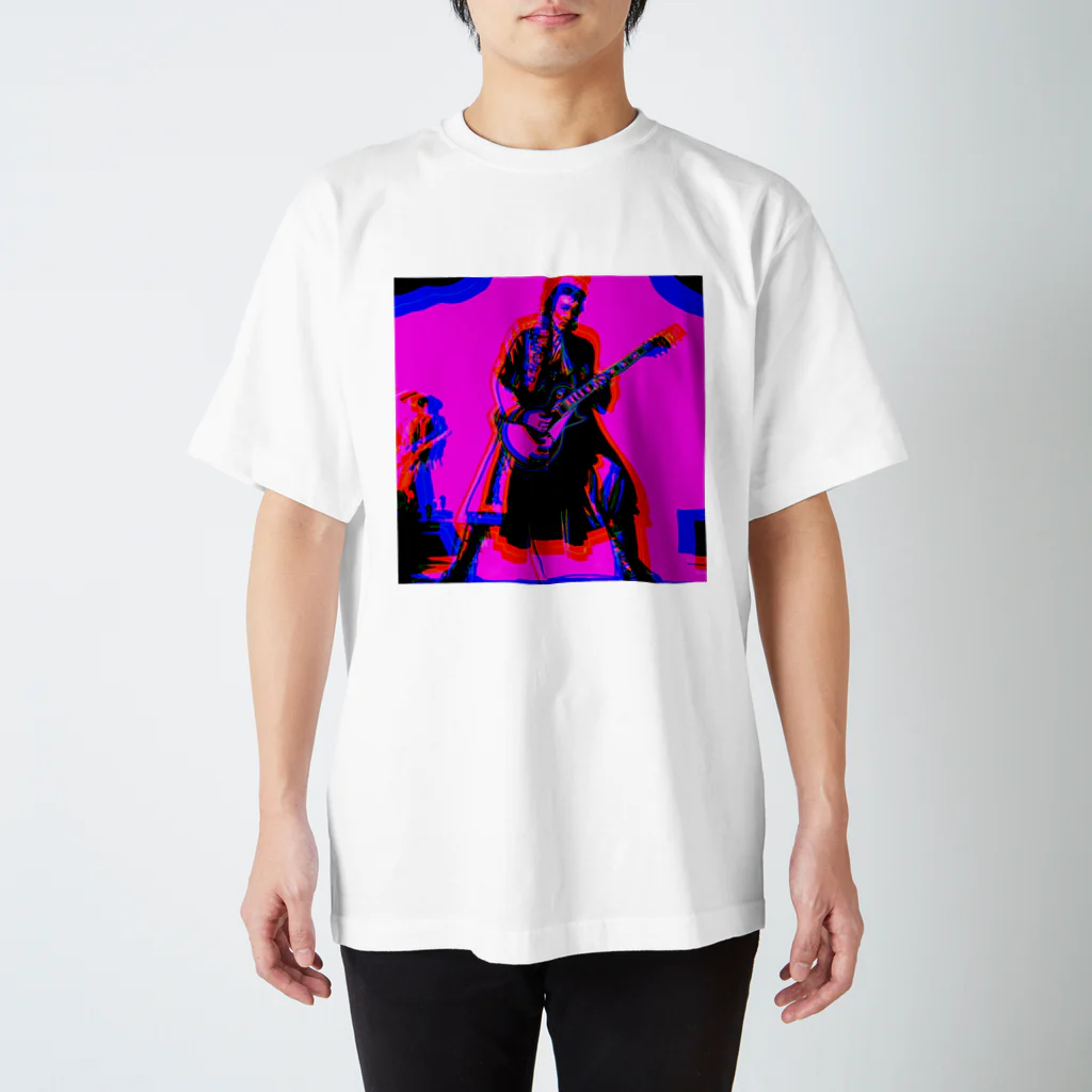 moon_takuanの土方歳三とロック2「Toshizo Hijikata and Rock2」 スタンダードTシャツ