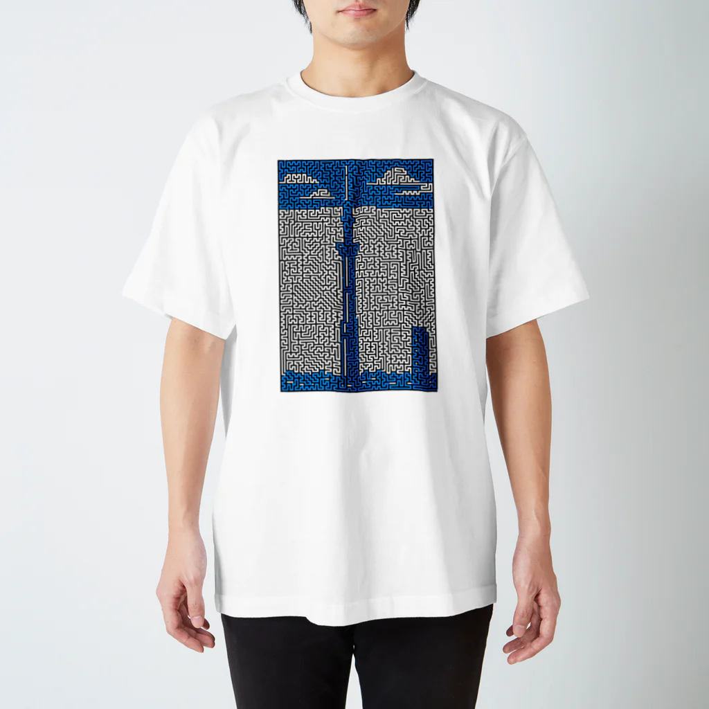 四代目久万七の迷路でスカイツリー③ スタンダードTシャツ