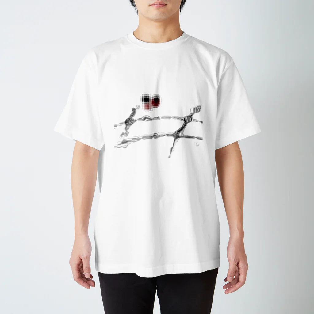 lovely_milkのsenren-wave Regular Fit T-Shirt