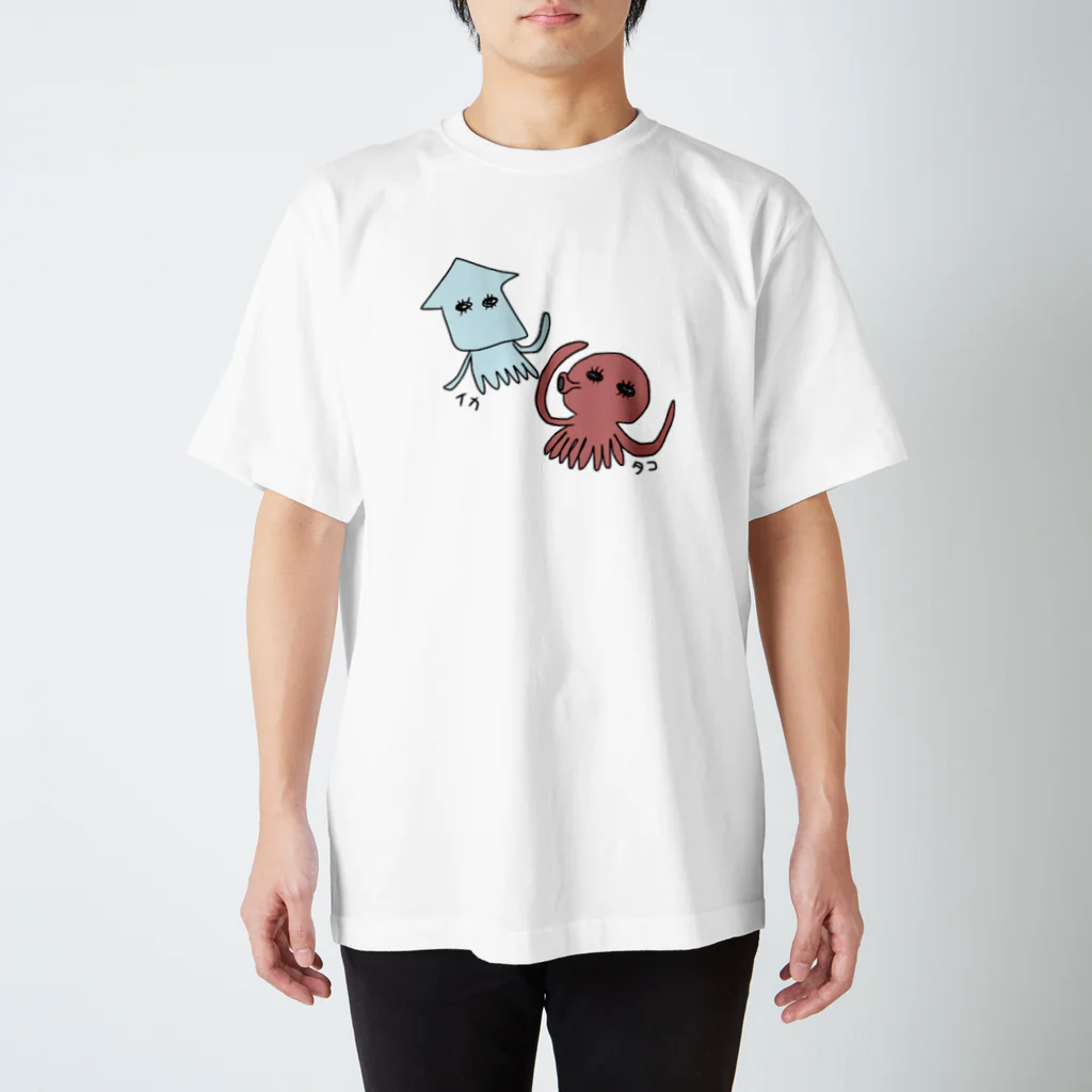 あこりんごのイカくん、タコくん　カラー Regular Fit T-Shirt