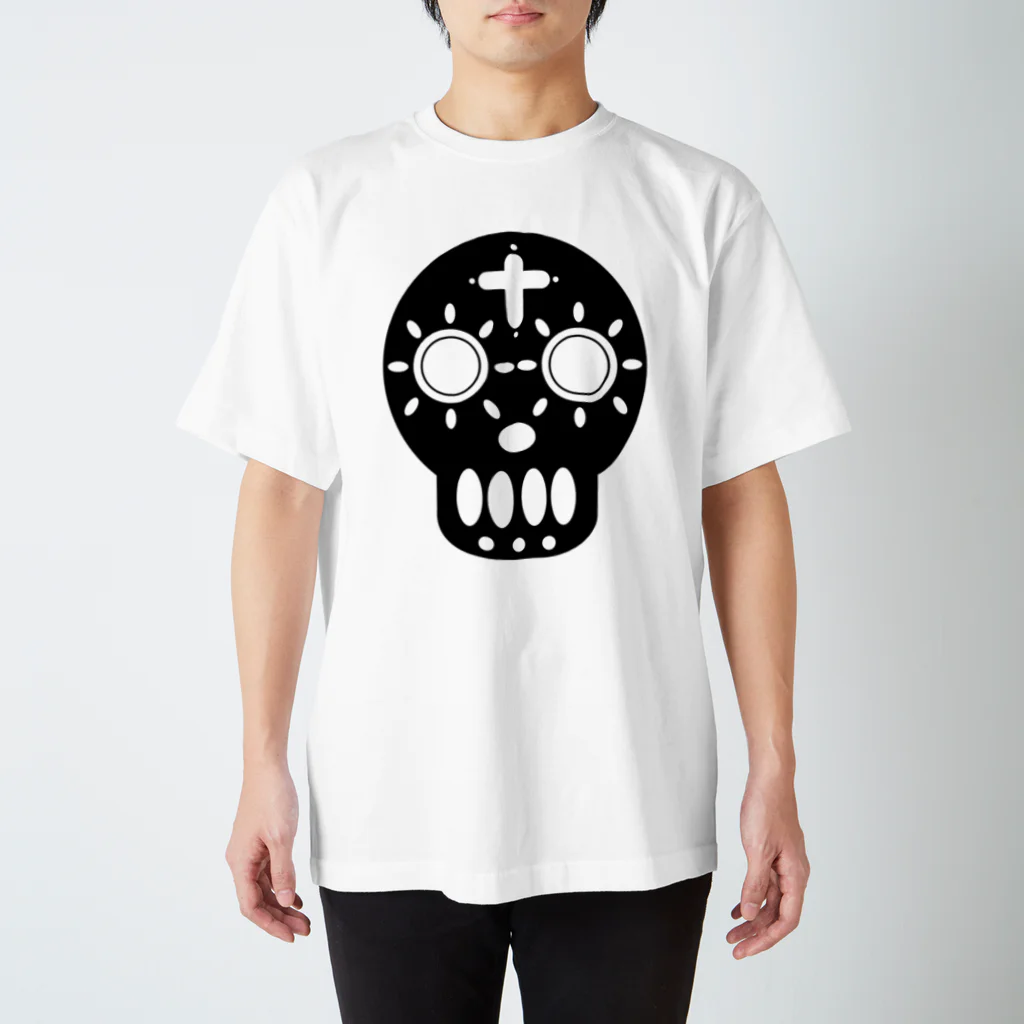 マン☆マンタのDay of the dead T-shirt1 color Regular Fit T-Shirt