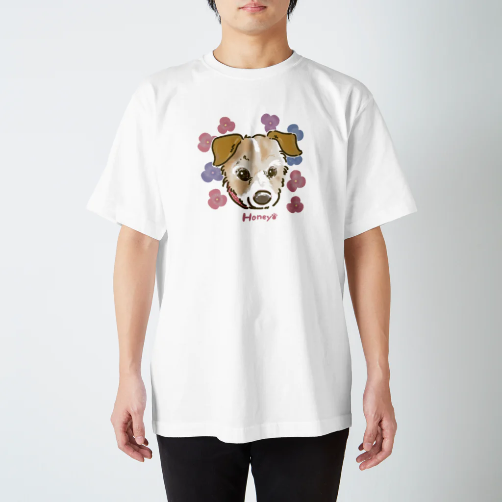 猫のきぬくんのお店のハニーちゃん Regular Fit T-Shirt