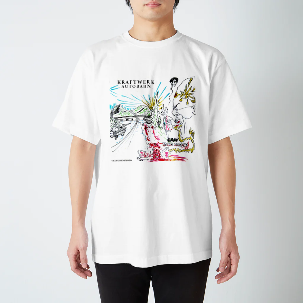 根本敬小売店（SUZURI店）のKraftwerk Autobahn スタンダードTシャツ