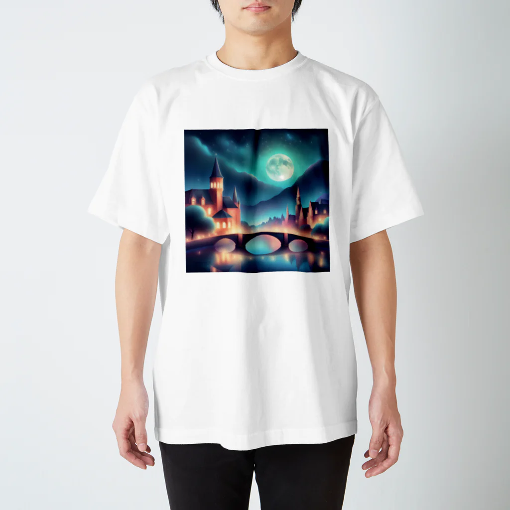 yh1235の綺麗な夜景 Regular Fit T-Shirt