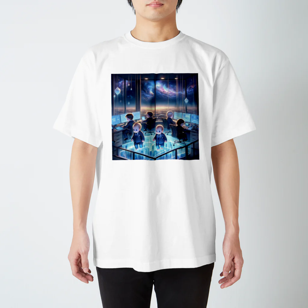 Irregular is beautifulのTiny Titans: The Future of Business Regular Fit T-Shirt