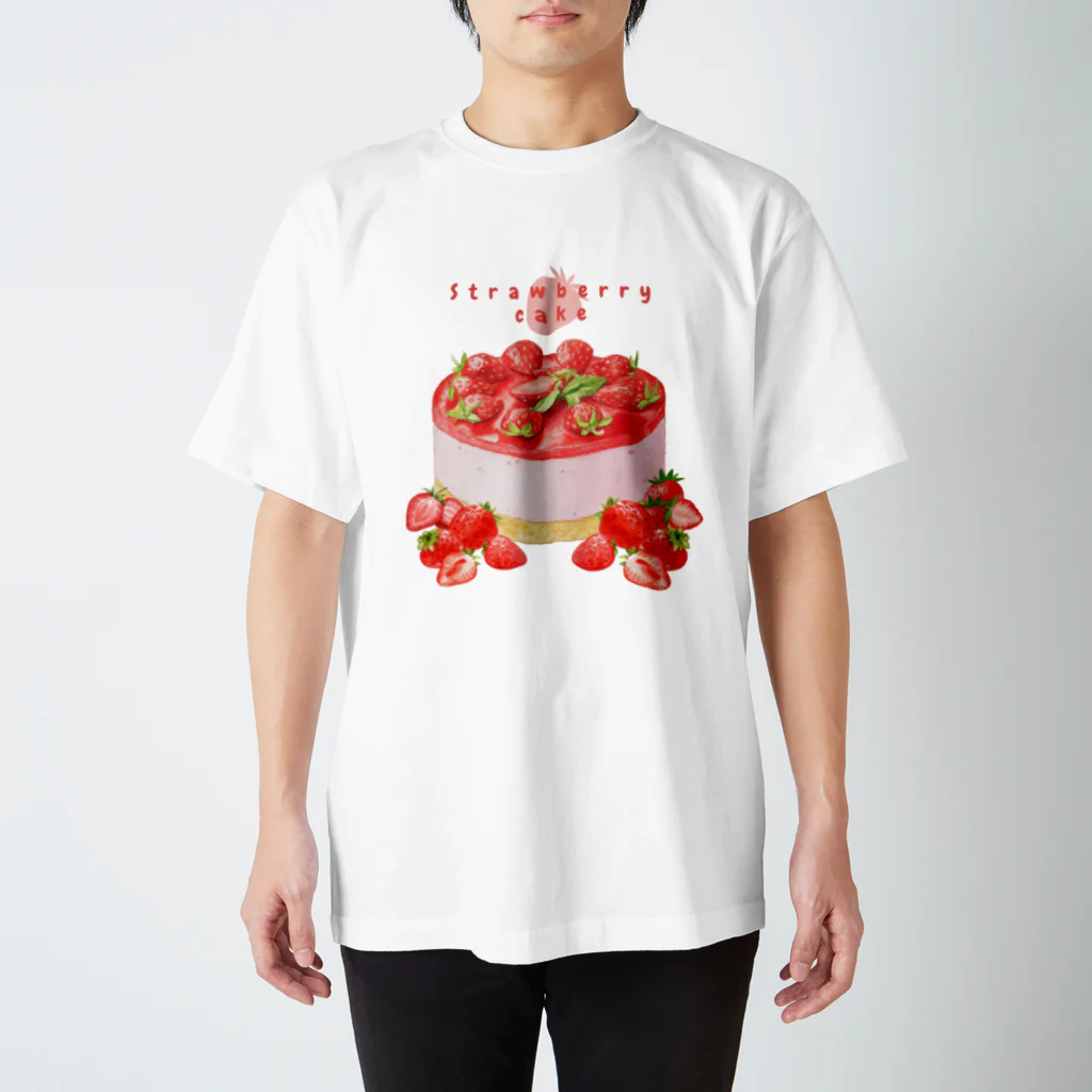 ConversationStarterのストロベリーケーキ Regular Fit T-Shirt