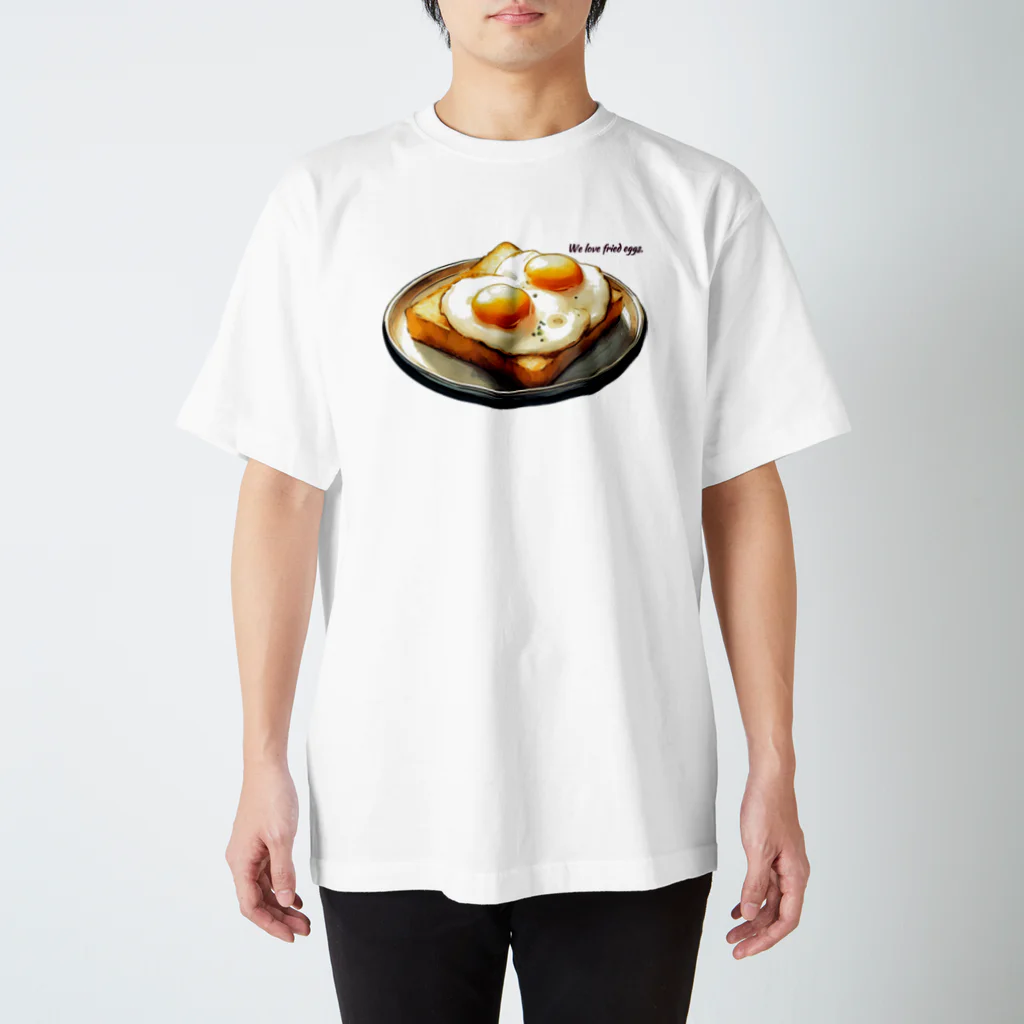 脂身通信Ｚの目玉焼き大好き_240310 スタンダードTシャツ