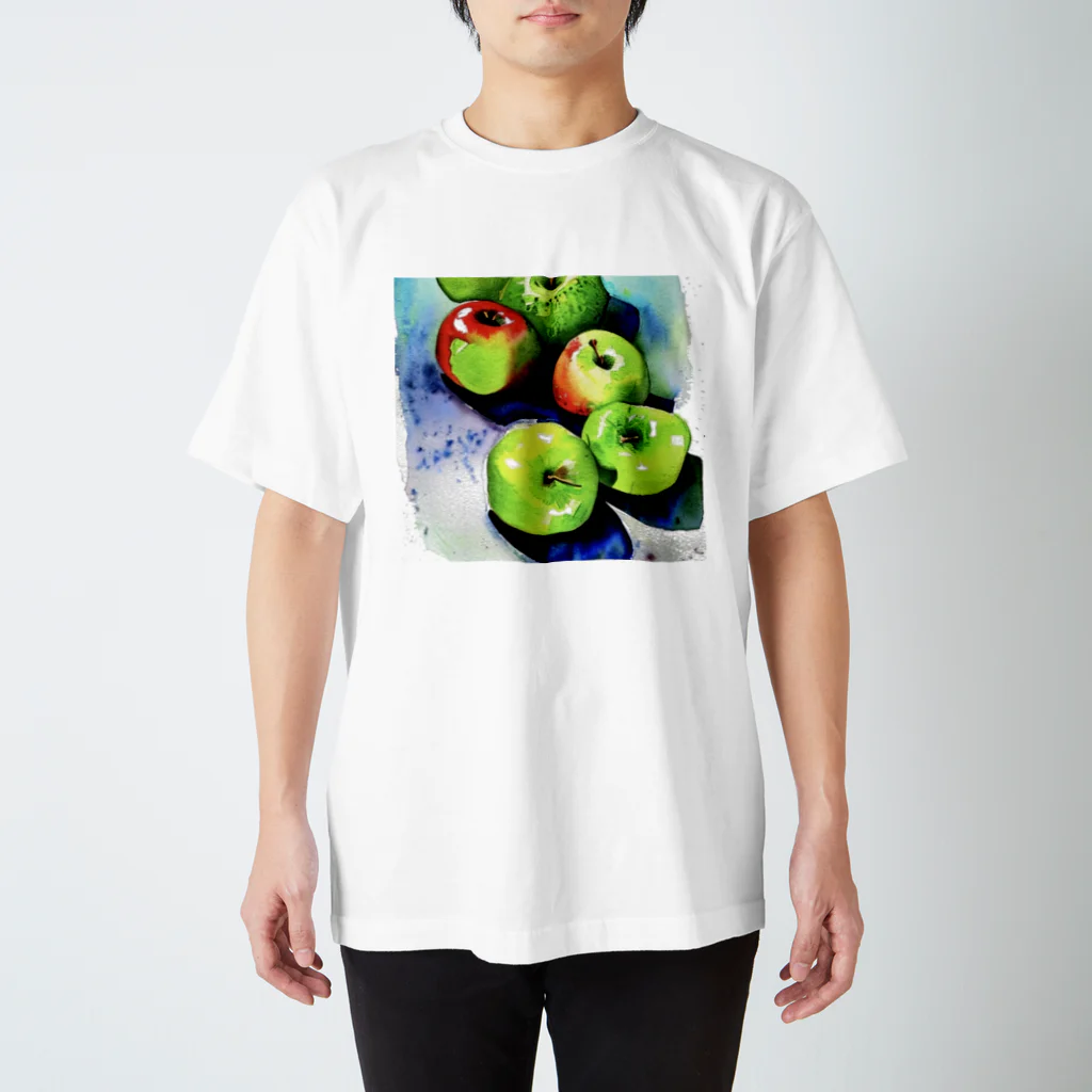 H_STNのりんごアート3 スタンダードTシャツ