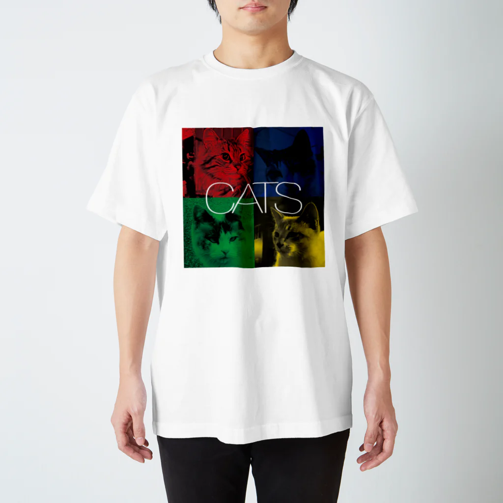 野良猫アーカイブのCATS スタンダードTシャツ