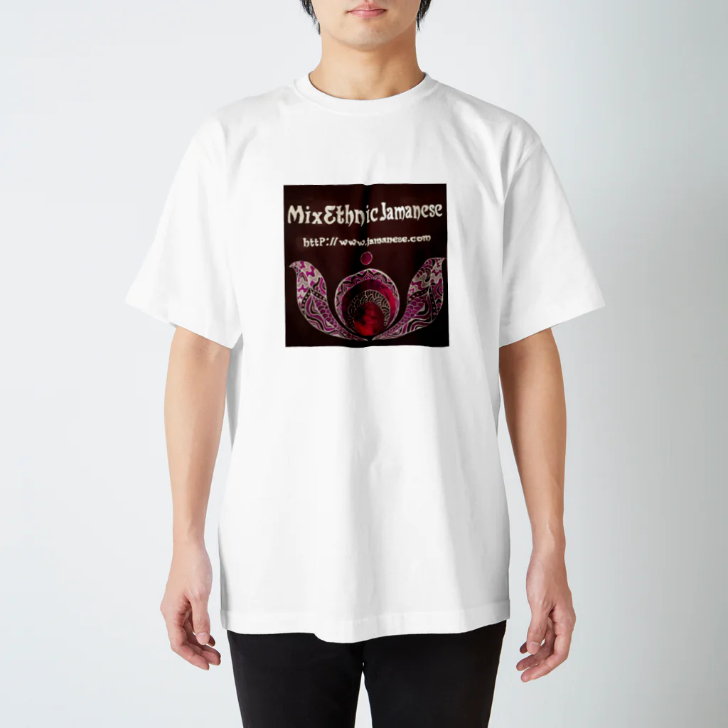 mixethnicjamamaneseのMixEthnicJamanese logo Regular Fit T-Shirt