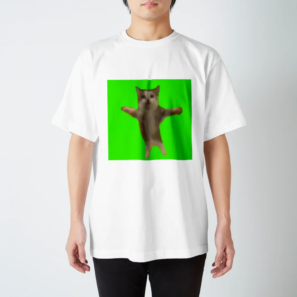 すわぁすやあんのハッピー猫 スタンダードTシャツ