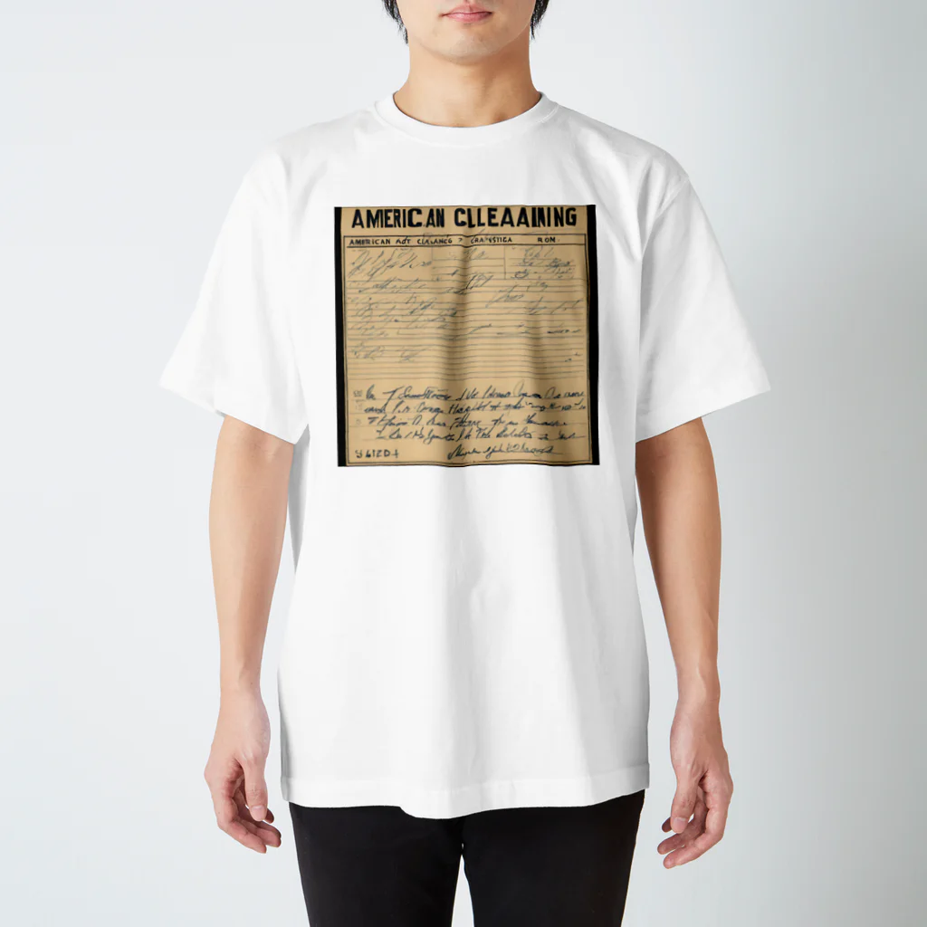 VintageHillsのクリーニング伝票　Ｔシャツ Regular Fit T-Shirt