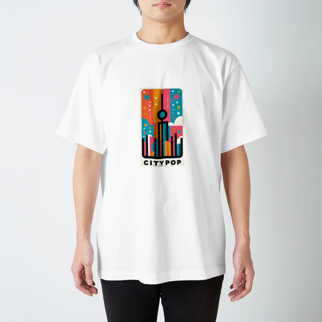 80s_popの80s CityPop No.13 スタンダードTシャツ