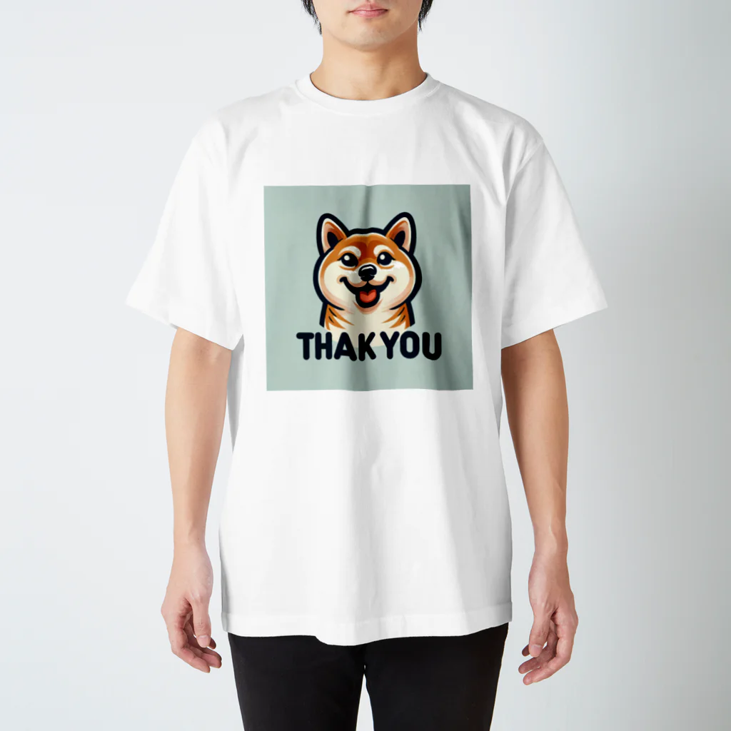 keikei5の魅力的な柴犬 Regular Fit T-Shirt