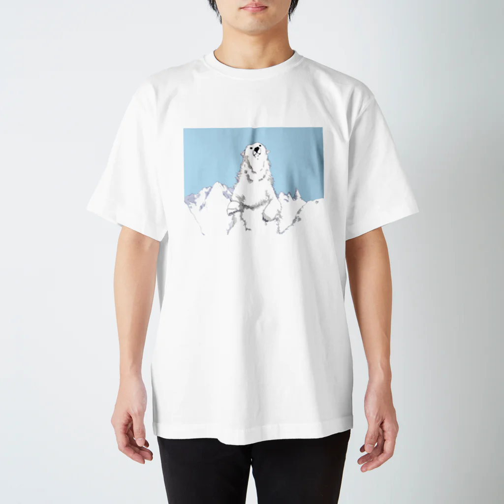 Lipsum_sapporoの氷山の一クマ スタンダードTシャツ