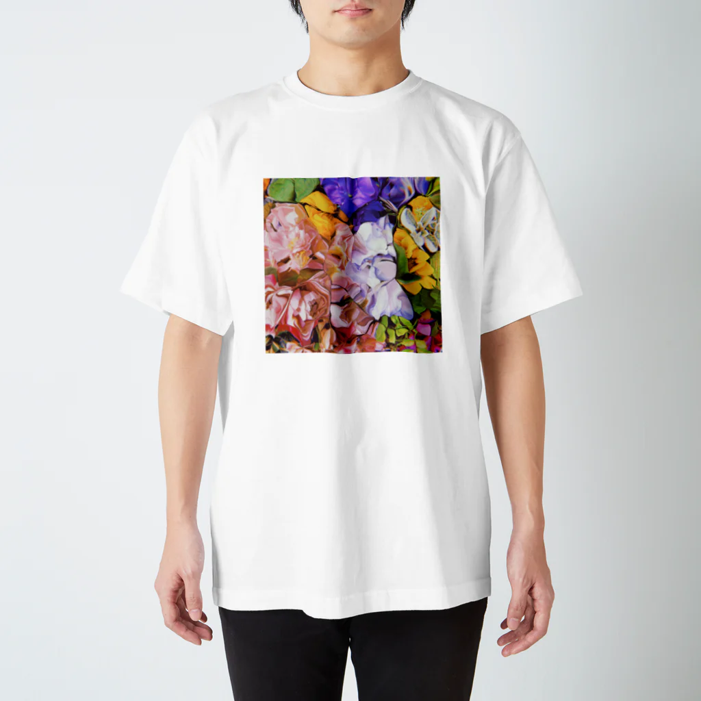 日々累々の累のartificial flowers_01S スタンダードTシャツ