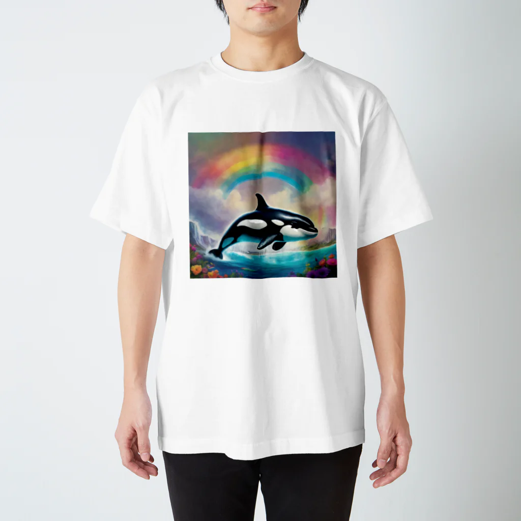 てぃっちゃんのシャチ Regular Fit T-Shirt