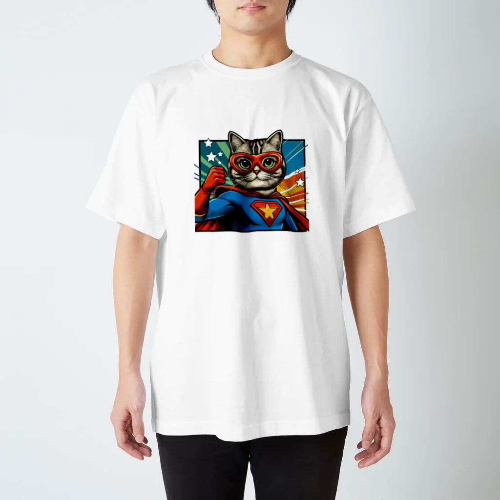 北摂のひとのスーパー猫 Regular Fit T-Shirt