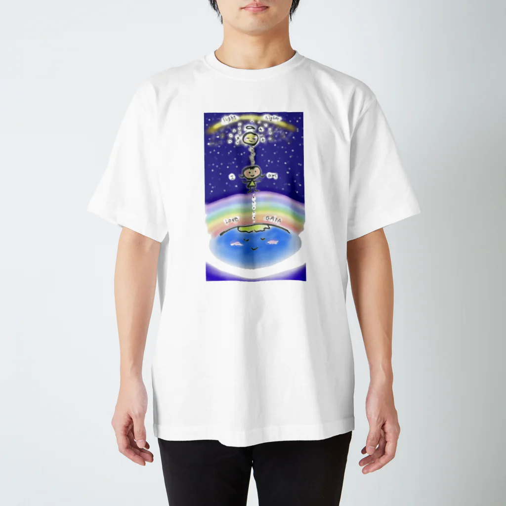 風の声を聴けのposition of 100 （color） Regular Fit T-Shirt