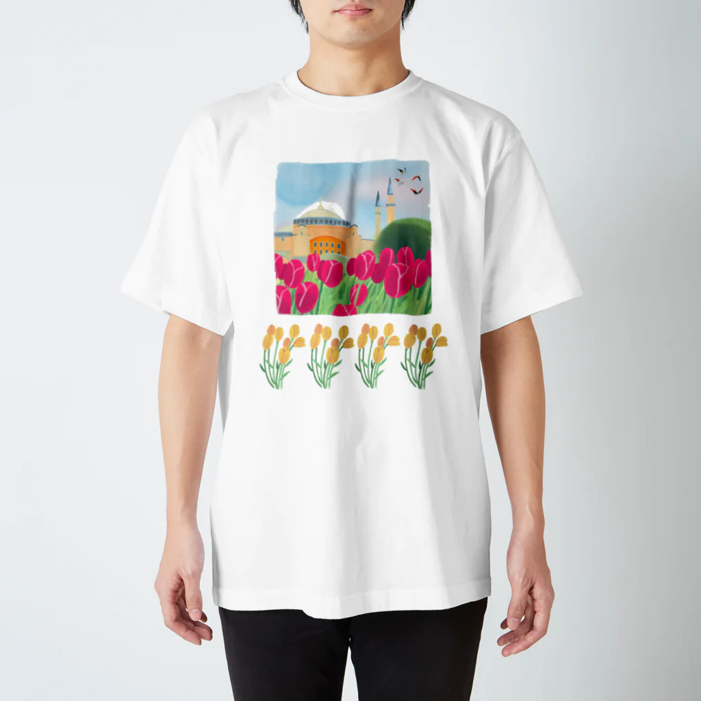 harurun3のお花のふうけい スタンダードTシャツ