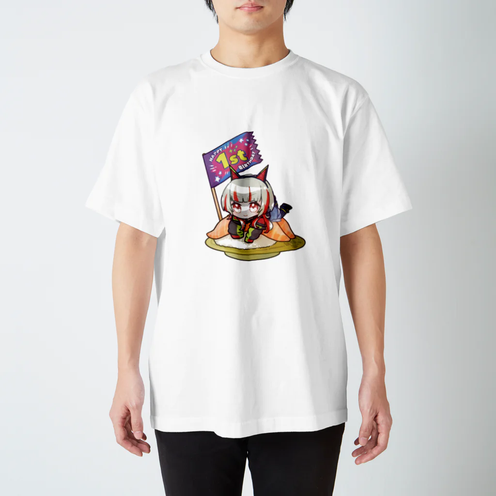 AI Vtuber音紡いま 公式SUZURIの音紡いま 1歳 バースデー記念アイテムドロップ🍬 スタンダードTシャツ