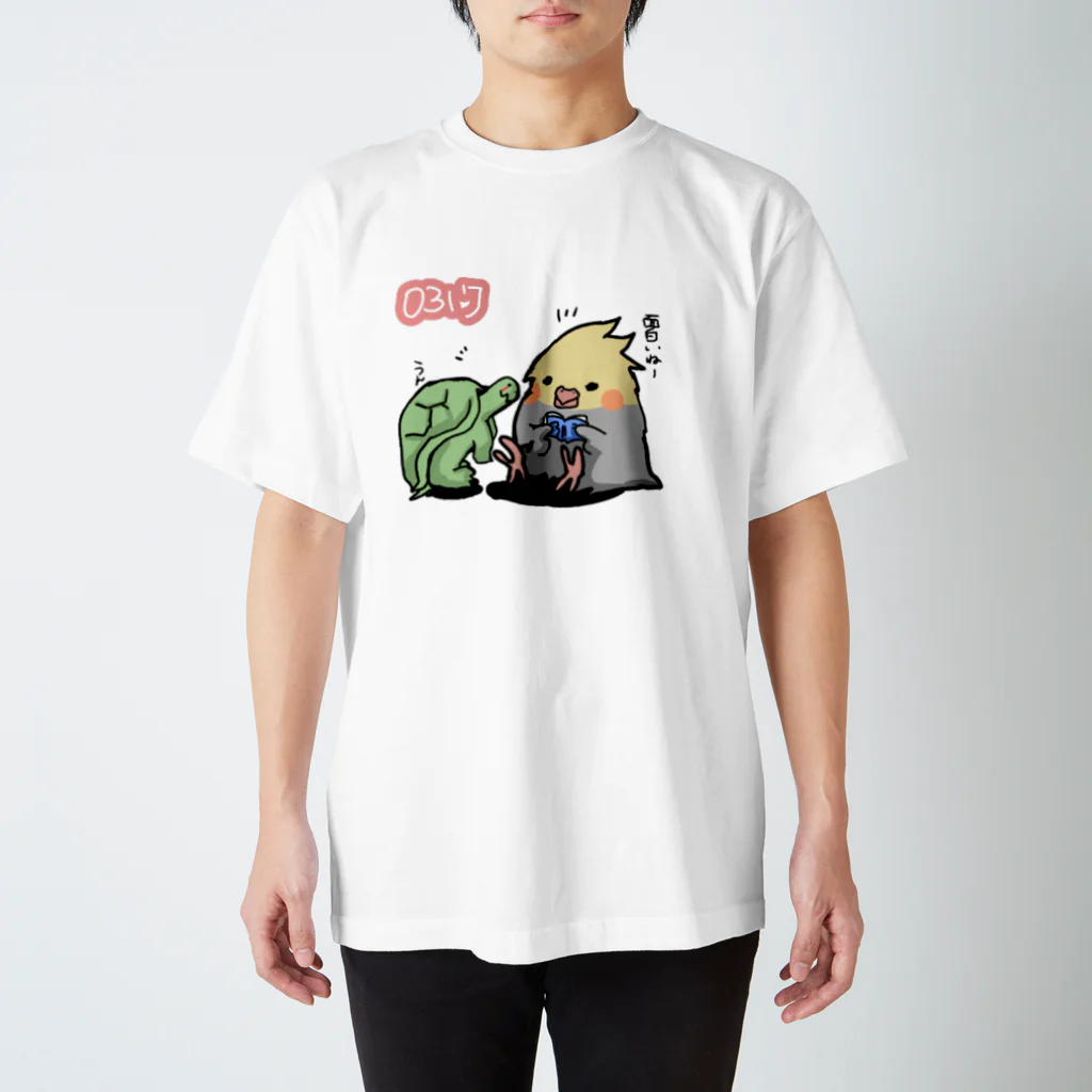 🐥ゆる(いイラストで生き物を)愛(でたい)の今日という日のためのTシャツ(3/17) Regular Fit T-Shirt