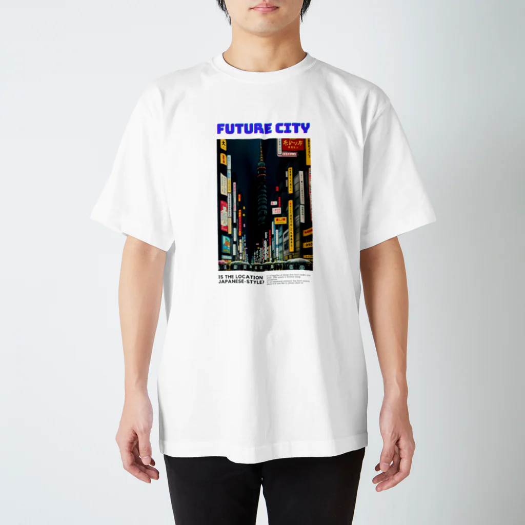 Chop Storeの未来都市 スタンダードTシャツ