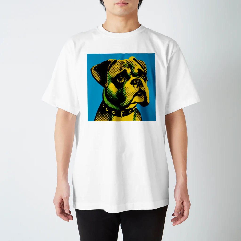 三浦凱のカラフル犬 Regular Fit T-Shirt