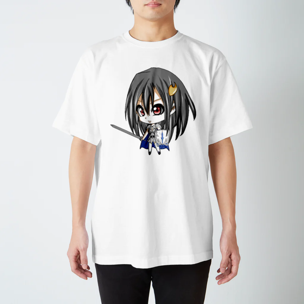 きゃらくりえいとプロジェクトのワイワイキャラクター1／ティア Regular Fit T-Shirt