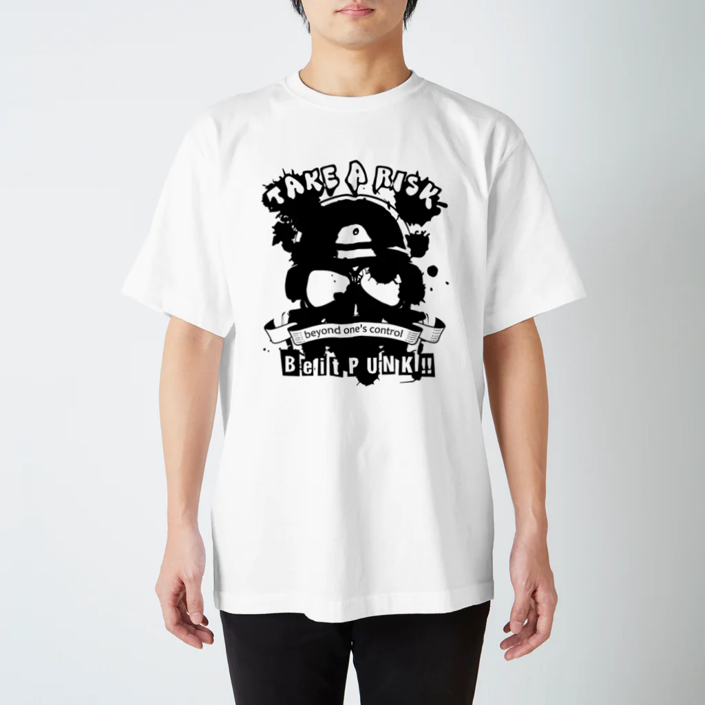 ROC.のMASK of PUNK(BK) Regular Fit T-Shirt