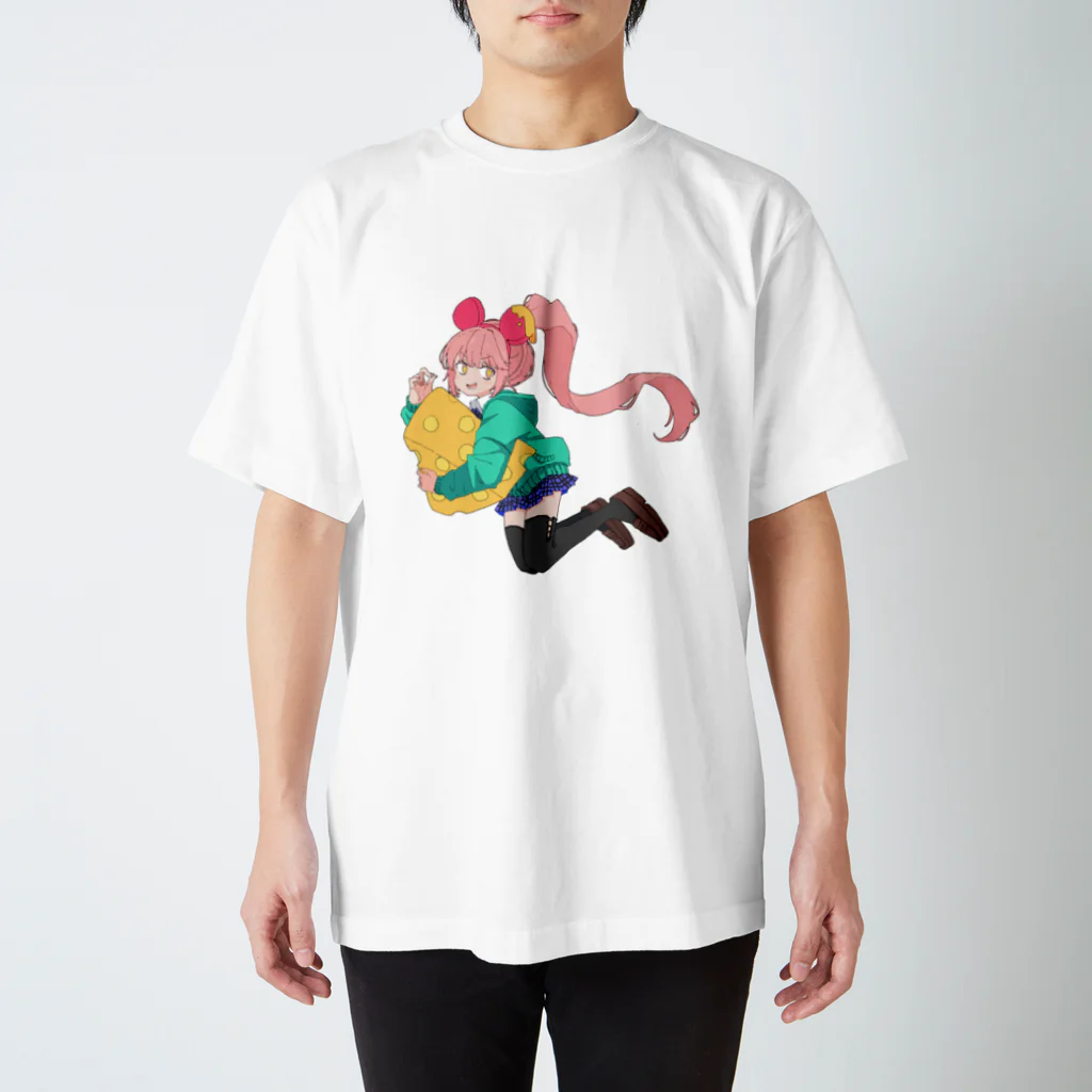 そりっどびーつのグッズとかのチーズかじっちゃえ！ Regular Fit T-Shirt