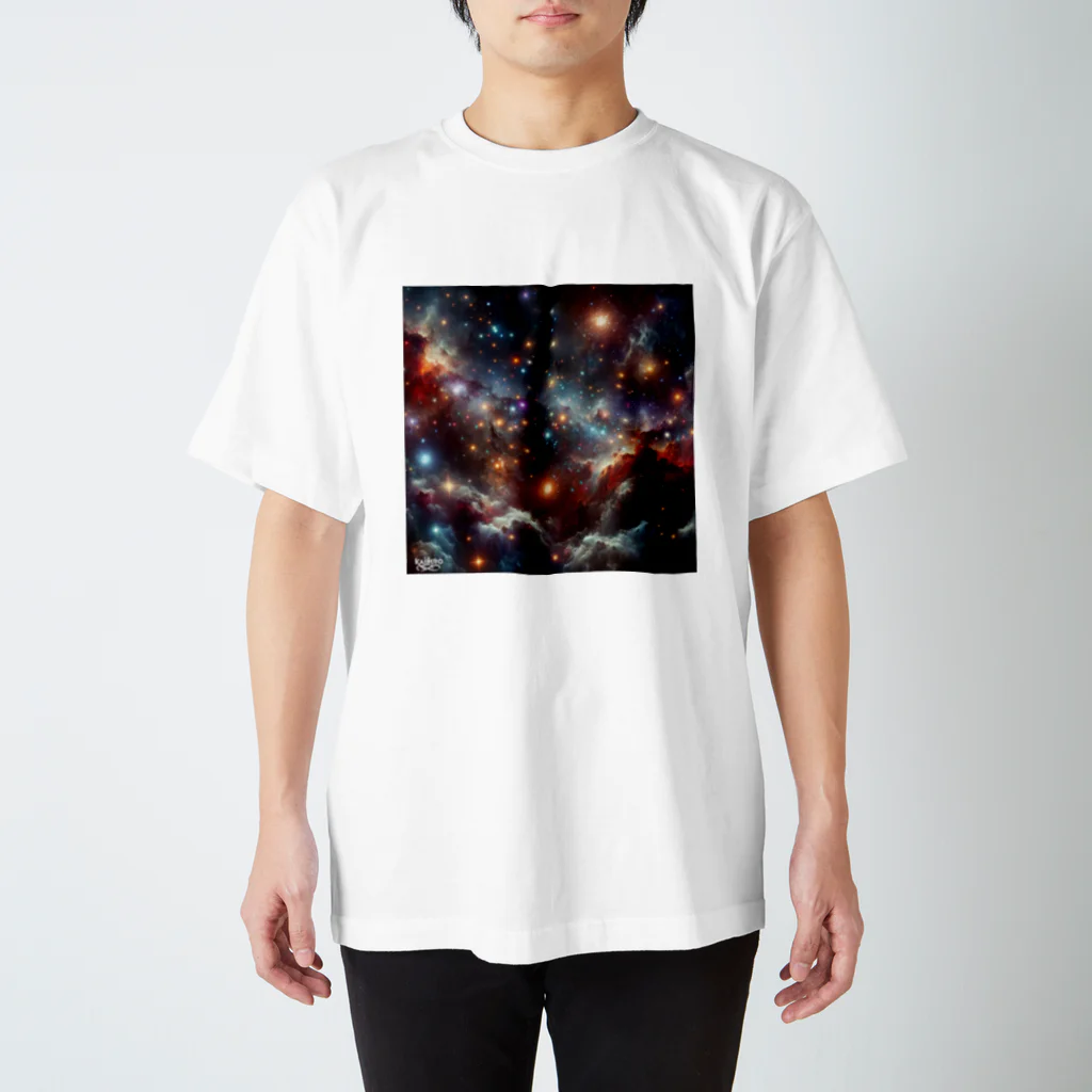 mori_393988の散らばった星の粒 スタンダードTシャツ