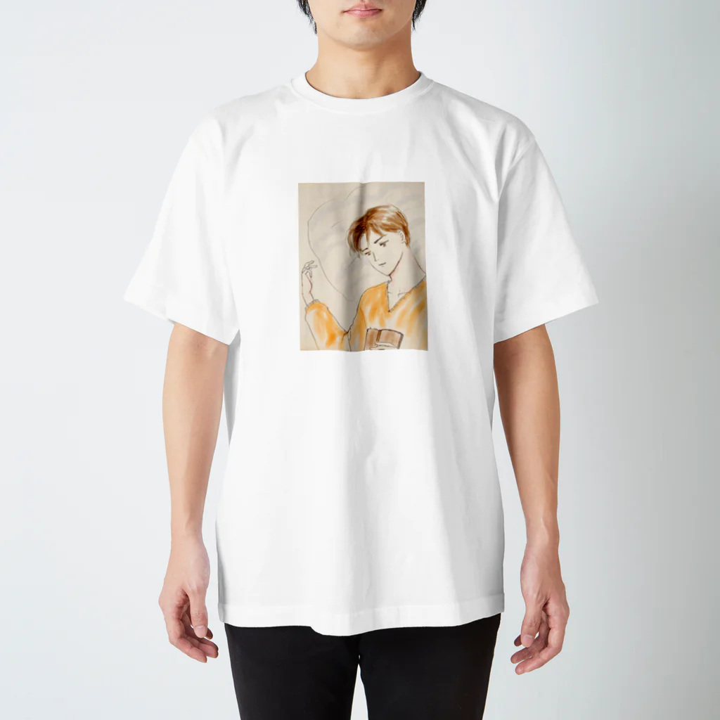 aoiaoiのうたた寝男子 Regular Fit T-Shirt