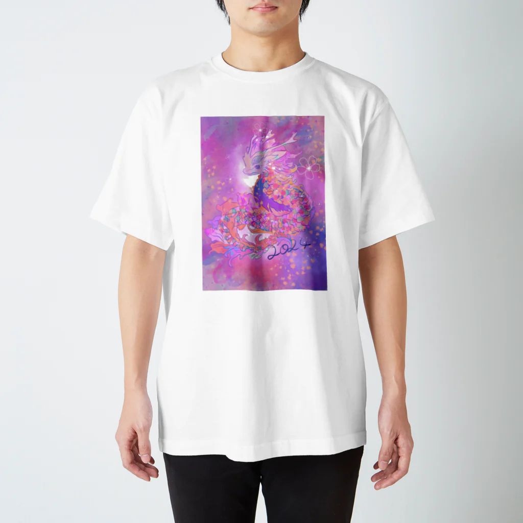 𝙥𝙤𝙬𝙖𝙧𝙮の魔法のピンクドラゴン🐉🩷✨ スタンダードTシャツ