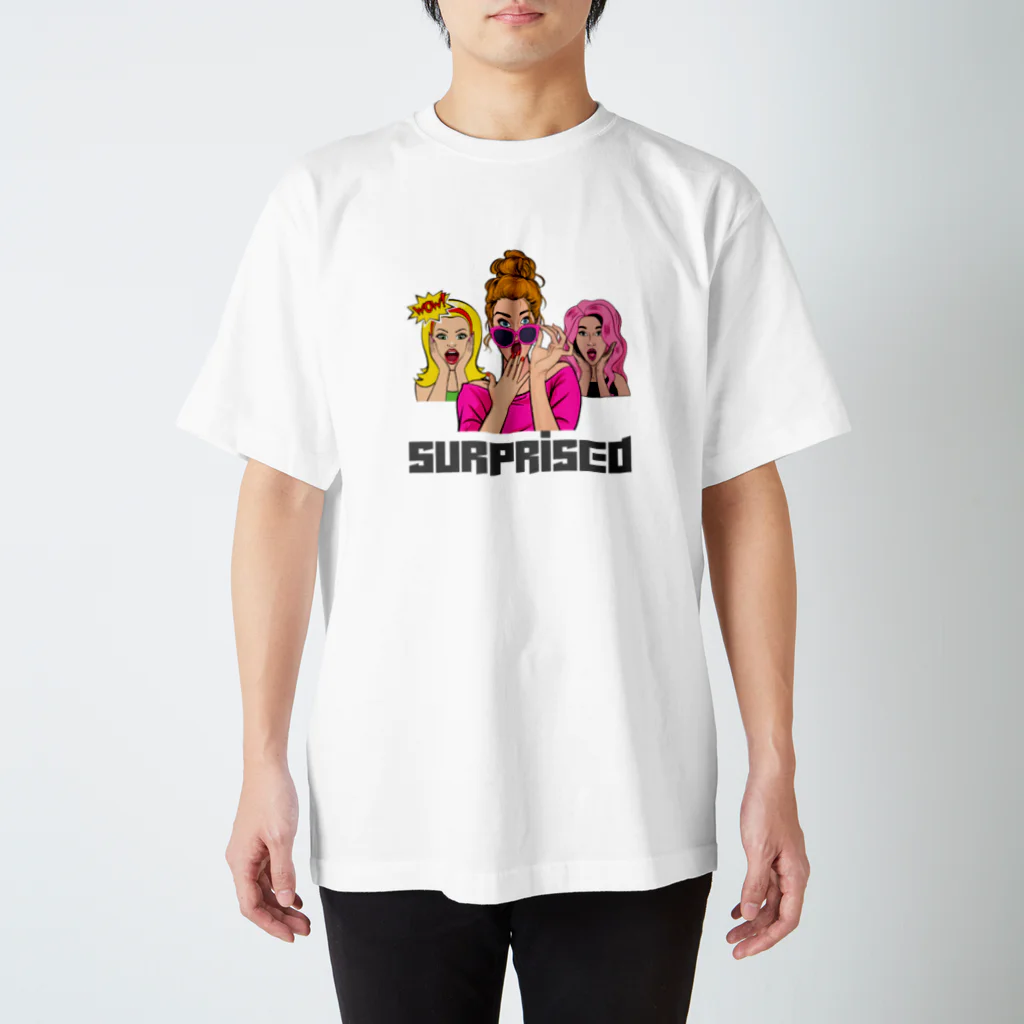 designerk　ＧＰのSurprised　➌ スタンダードTシャツ