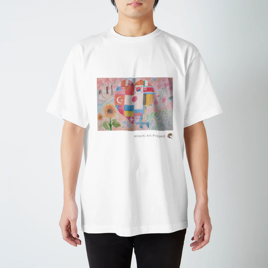 ひたちアートプロジェクト　Hitachi Art Projectの第9回公募展　平和な世界 Regular Fit T-Shirt