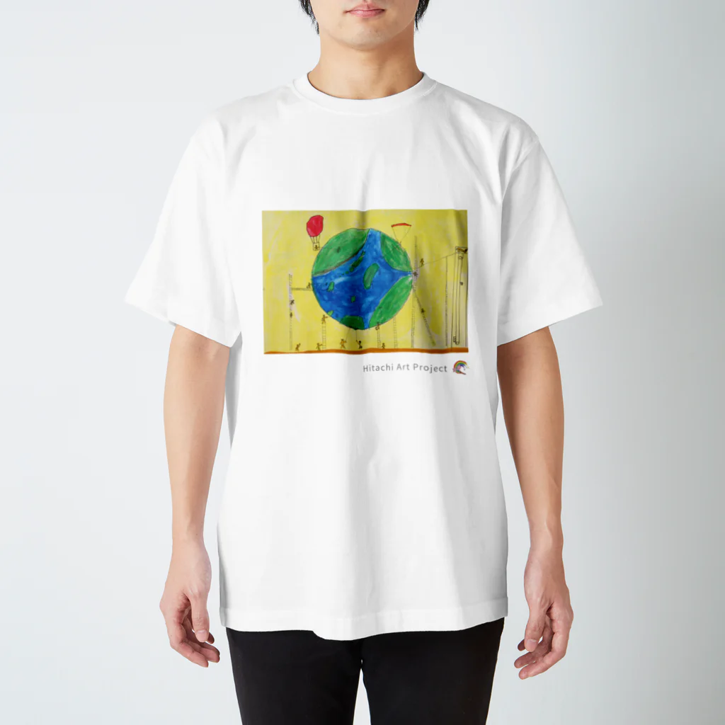 ひたちアートプロジェクト　Hitachi Art Projectの第9回公募展　びょうどうの絵 Regular Fit T-Shirt