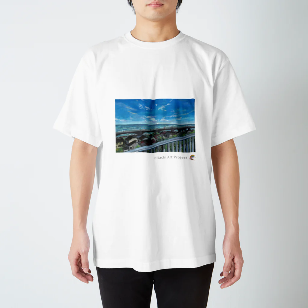 ひたちアートプロジェクト　Hitachi Art Projectの第9回公募展　青をつなぐ Regular Fit T-Shirt