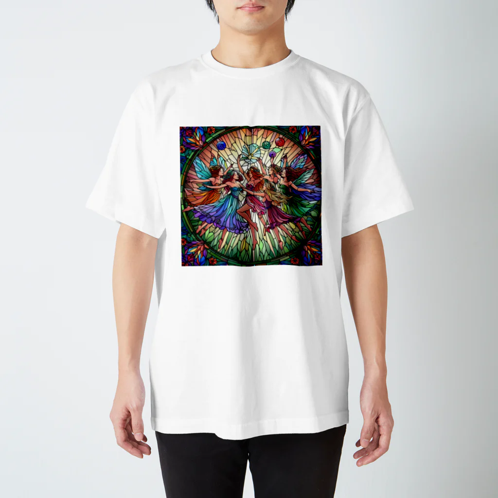 かるるんショップの妖精の舞シリーズ　祝福 スタンダードTシャツ