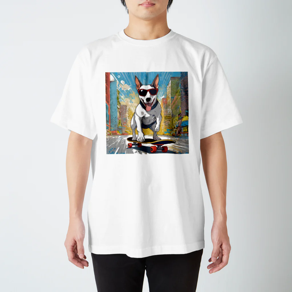 Bull Terrier Paradeの🛹スケーターヴィンセント スタンダードTシャツ